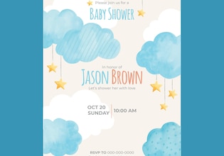 convite baby shower