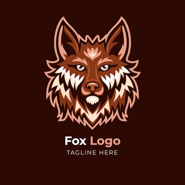 Modelo de design de logotipo animal