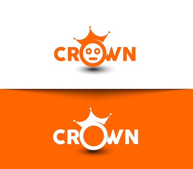 Vetor grátis modelo de design de logotipo da crown