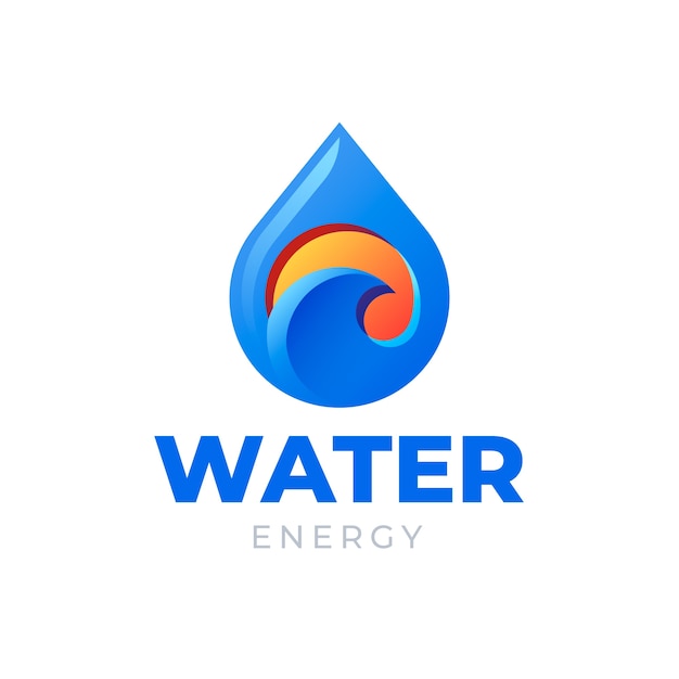 Modelo de design de logotipo de energia renovável