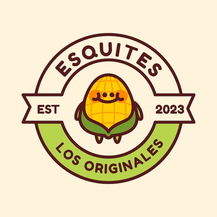 Vetor grátis modelo de design de logotipo esquites