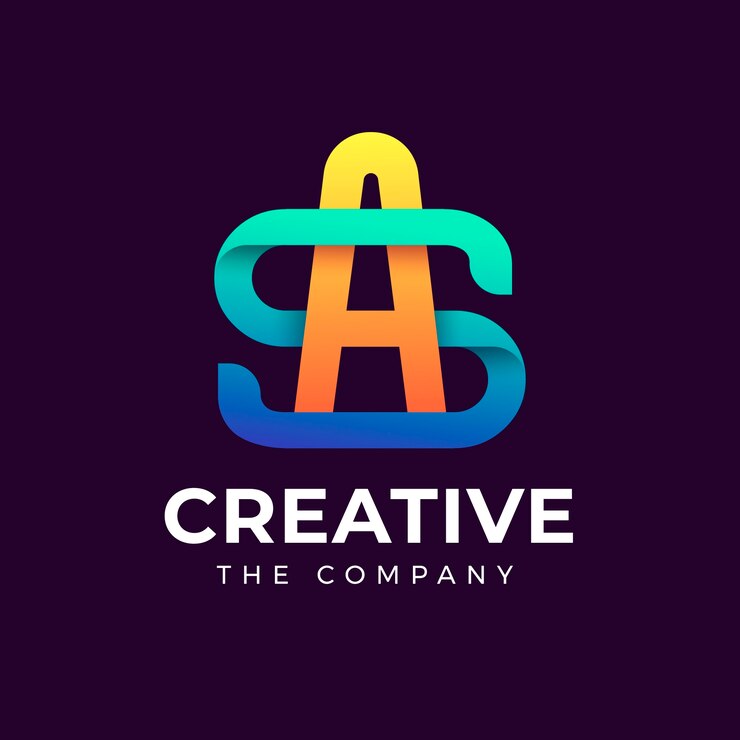 Vetor grátis modelo de design do logotipo da letra monograma