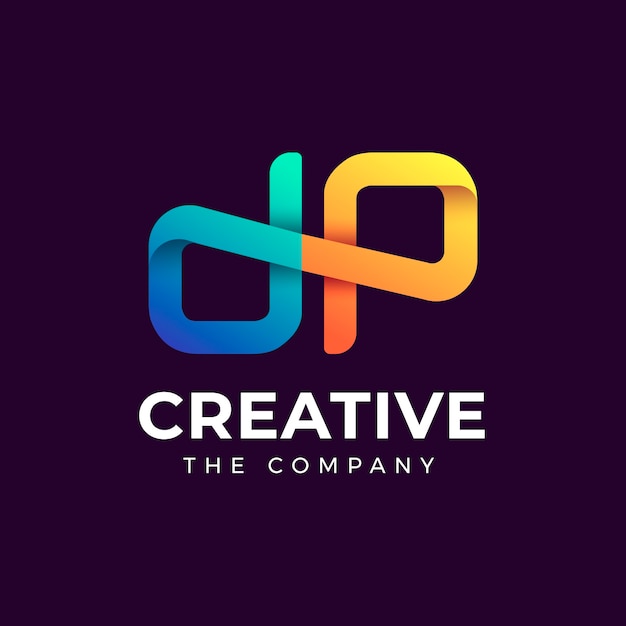 Modelo de design do logotipo da letra monograma