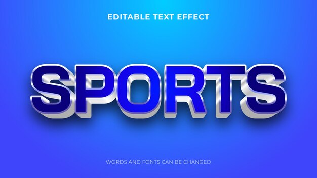 Modelo de efeito de texto 3D editável