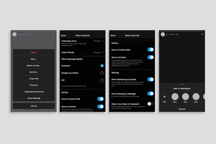 Vetor grátis modelo de interface de histórias do instagram