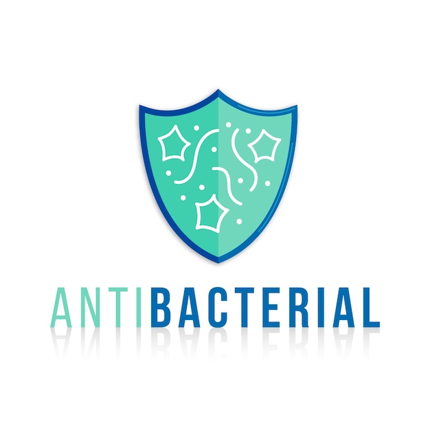 Modelo de logotipo antibacteriano