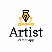 Vetor grátis modelo de logotipo de arte de design