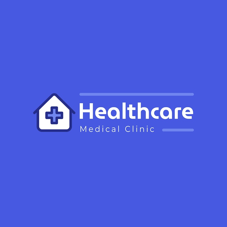 Vetor grátis modelo de logotipo de consultório médico