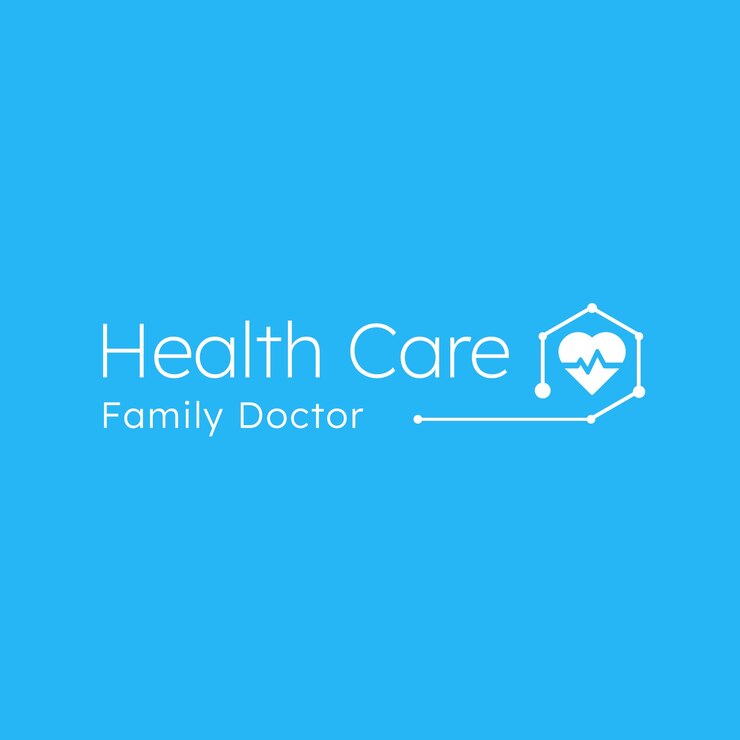Vetor grátis modelo de logotipo de consultório médico