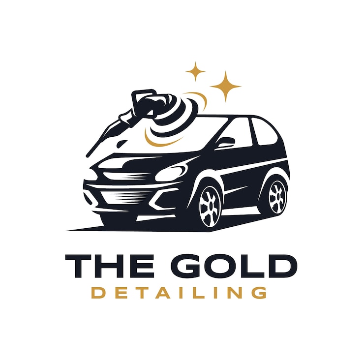 Vetor grátis modelo de logotipo de detalhe do automóvel