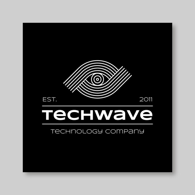 Vetor grátis modelo de logotipo de empresa de tecnologia criativa linear