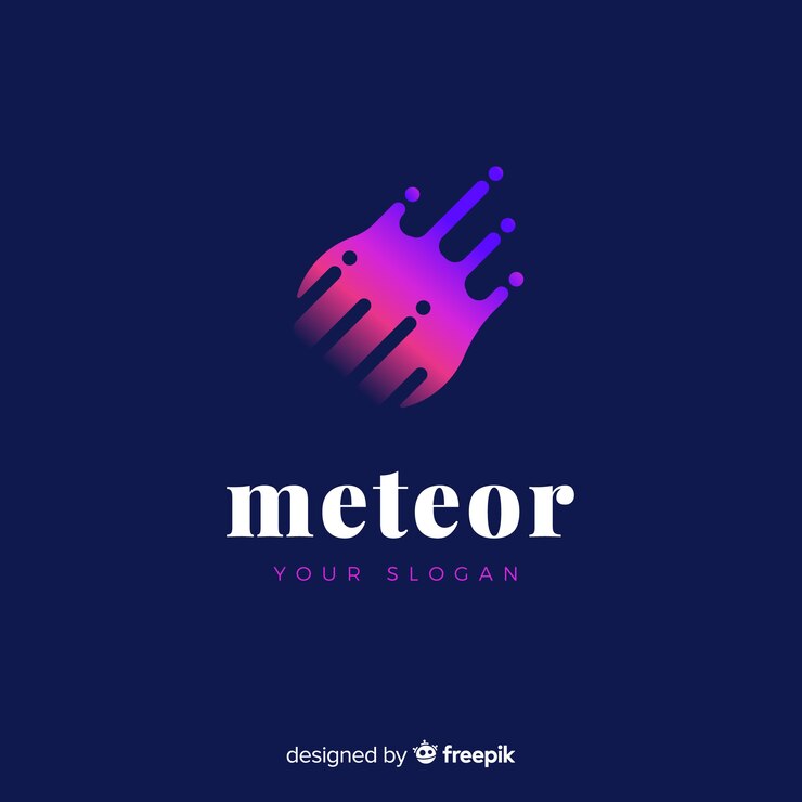 Vetor grátis modelo de logotipo de gradiente com forma abstrata