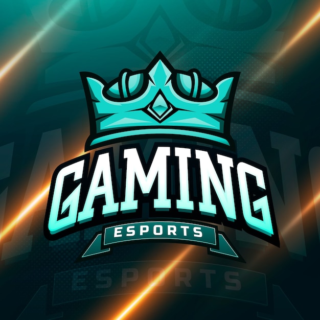 Coleção de logotipos de jogos do esports da gradient