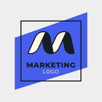 Modelo de logotipo de marketing