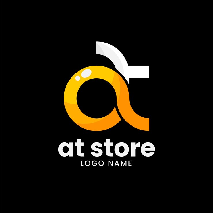 Vetor grátis modelo de logotipo de monograma de desenho plano