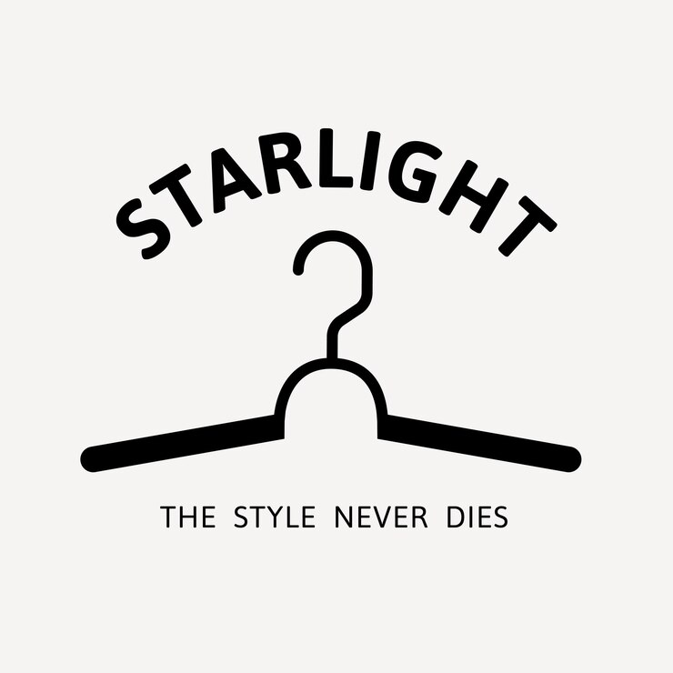 Vetor grátis modelo de logotipo de negócios de moda, design de marca, vetor preto e branco