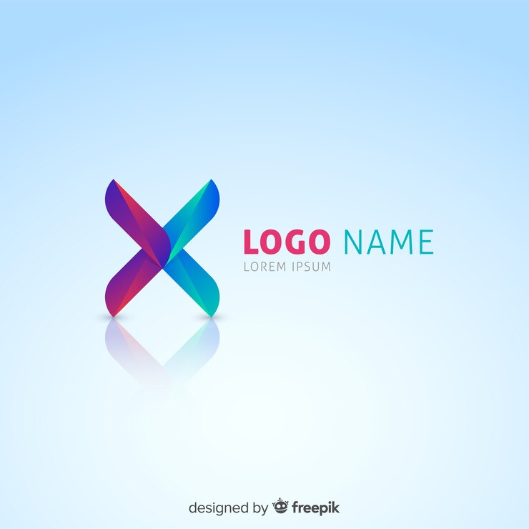 Vetor grátis modelo de logotipo de tecnologia de gradiente para empresas