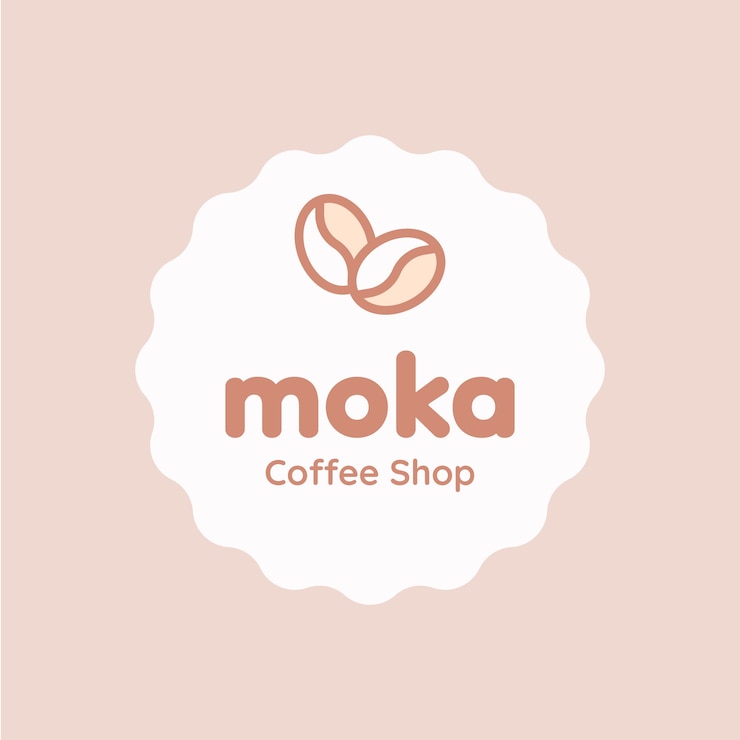 Vetor grátis modelo de logotipo de uma cafeteria