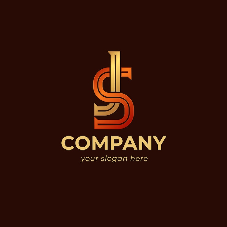 Vetor grátis modelo de logotipo js