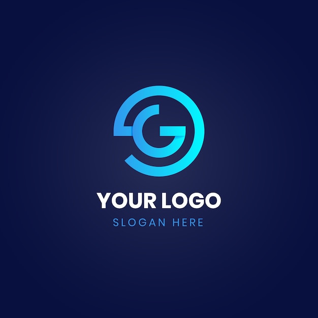 Modelo de logotipo profissional gg