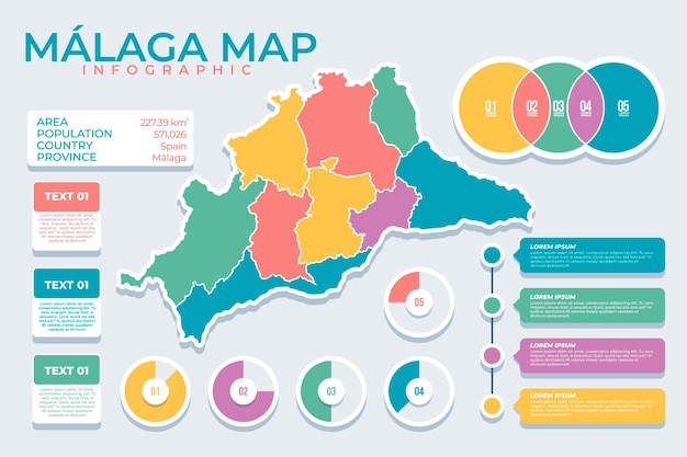 Vetor grátis modelo de mapa plano de méxico