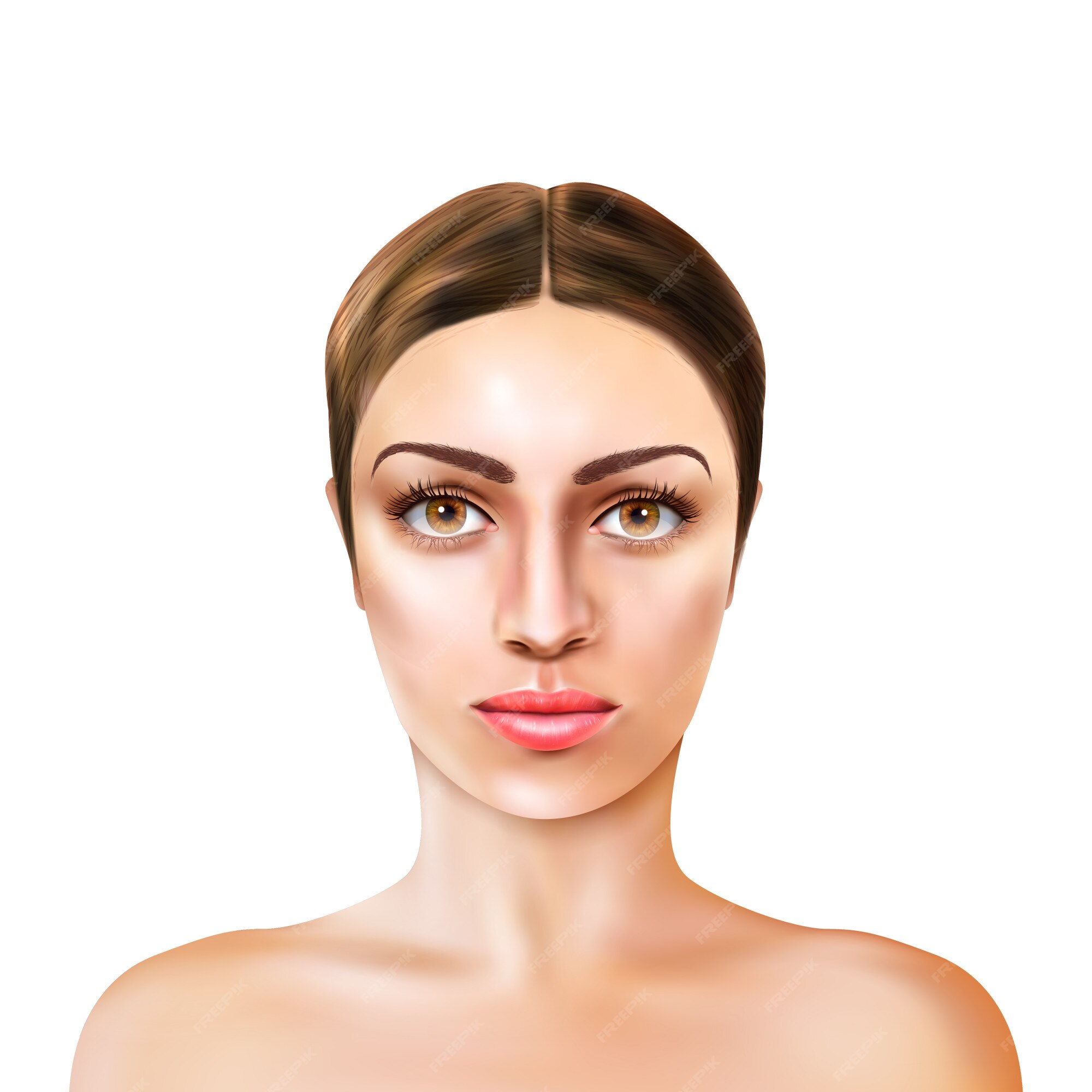 Ilustração Vetorial Rosto Mulher Ilustração por ©PantherMediaSeller #351085098
