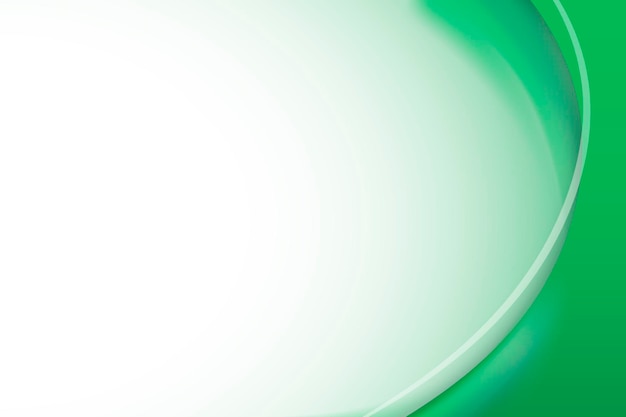 Modelo de moldura curva verde esmeralda