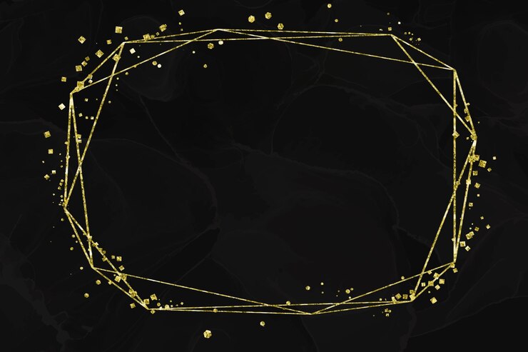 Vetor grátis modelo de moldura de luxo dourado gradiente