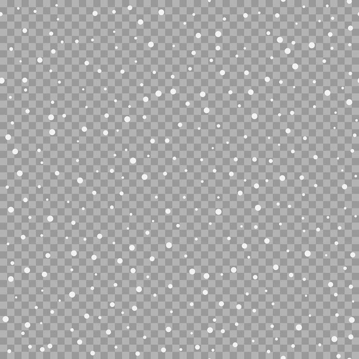 Vetor grátis modelo de queda de neve perfeita isolado em fundo transparente padrão de queda de neve
