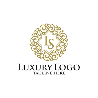 Modelos de logotipo de luxo