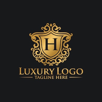 Modelos de logotipo de luxo
