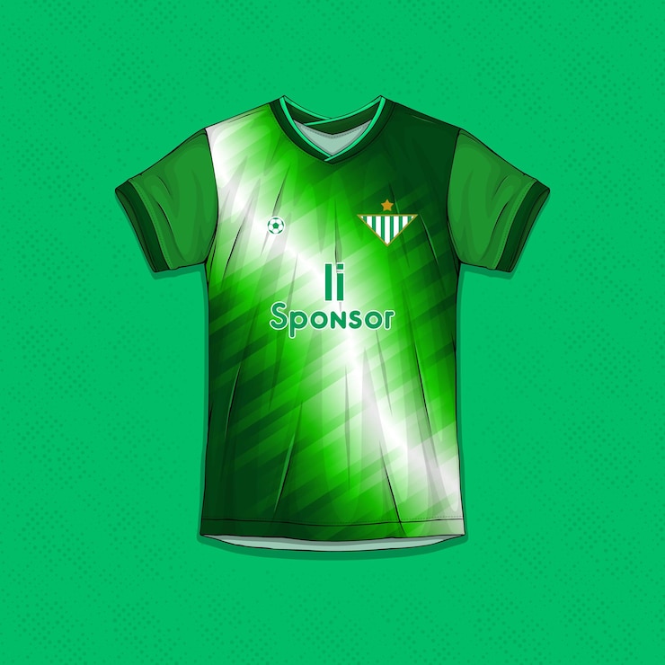 Vetor grátis modelos de sublimação de roupas esportivas modelos de camisas de futebol profissional