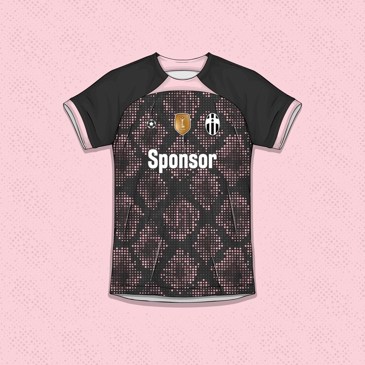 Vetor grátis modelos de uniformes de futebol profissional personalizáveis
