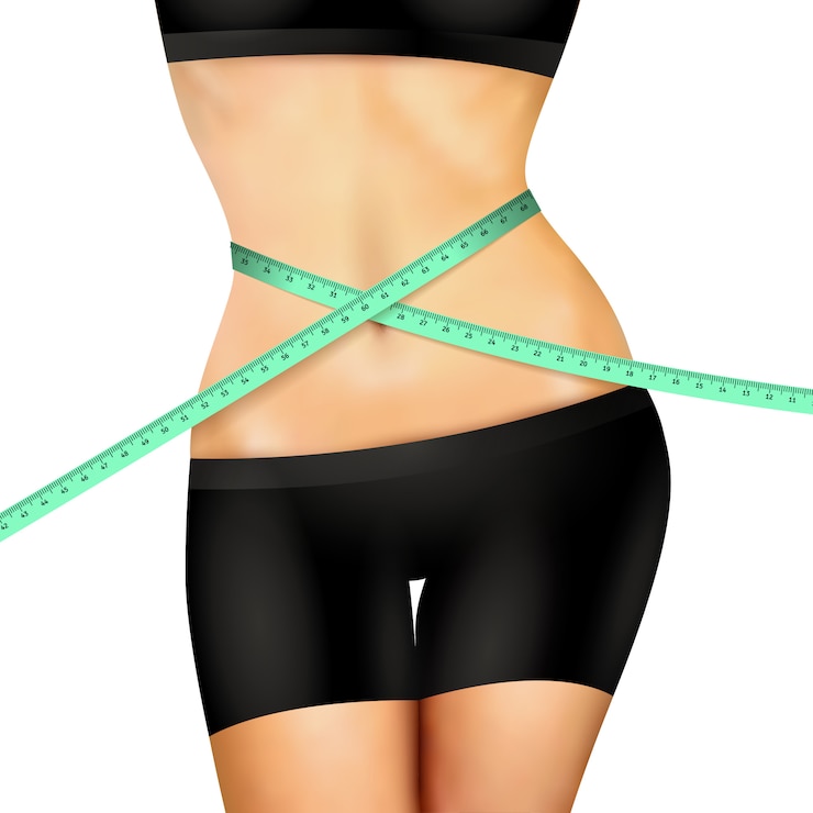 Vetor grátis mulher de fitness slim