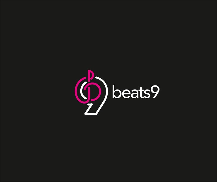 Vetor grátis music beats logotipo identidade de marca design de vetor corporativo