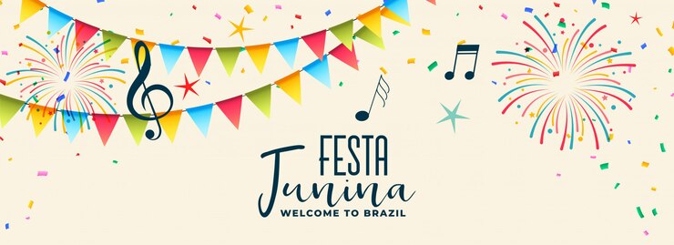 Vetor grátis musical festca junina design colorido