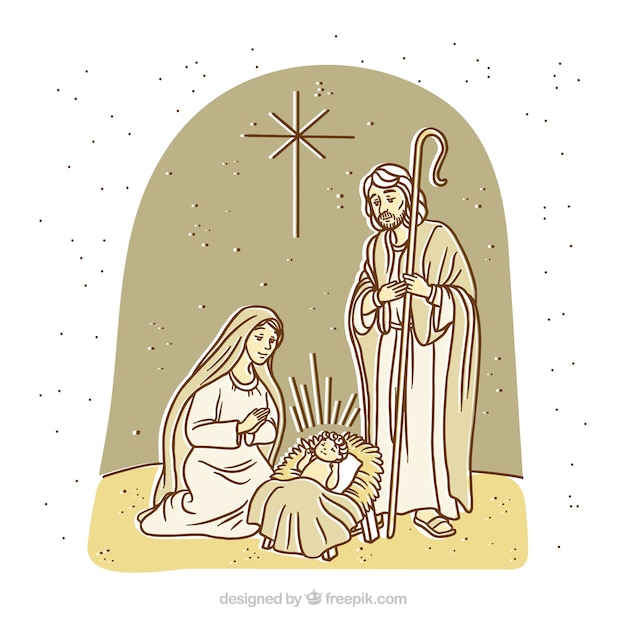 Nativity scene background