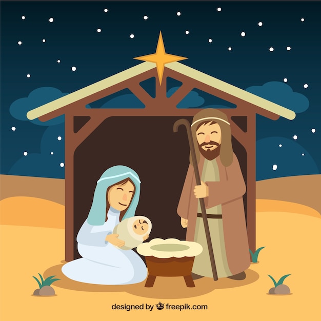 Nativity scene background