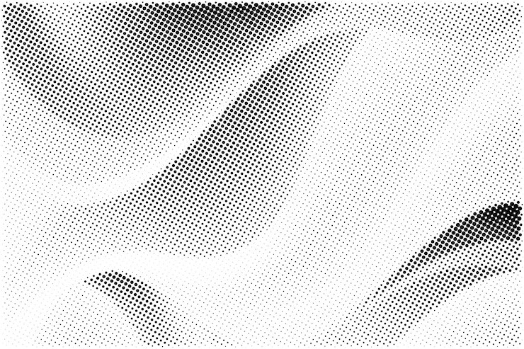Vetor grátis negro e branco abstrato grunge padrão de meia-tonalidade textura de fundo