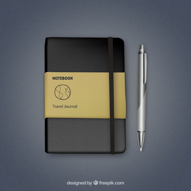 Vetor grátis notebook realistic