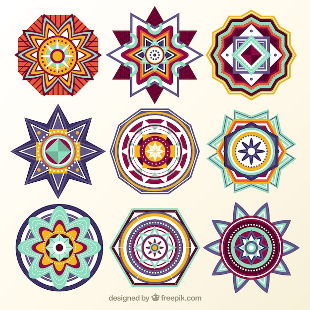 Nove mandalas