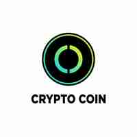 Vetor grátis novo design do logotipo da moeda criptográfica