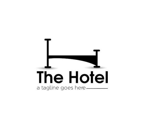 Vetor grátis o modelo de design de logotipo de vetor corporativo de identidade de marca de hotel