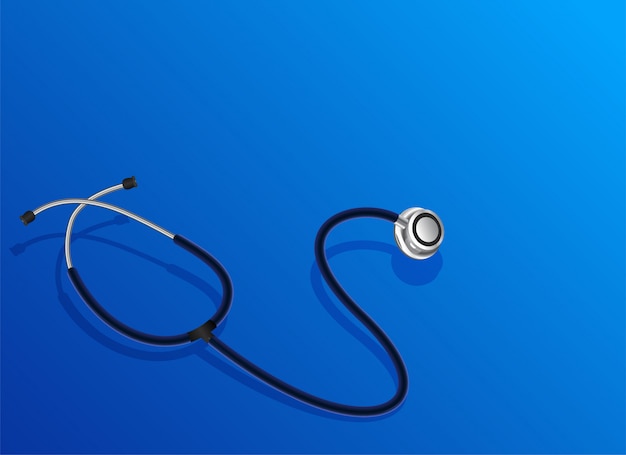 Objeto de estetoscópio médico