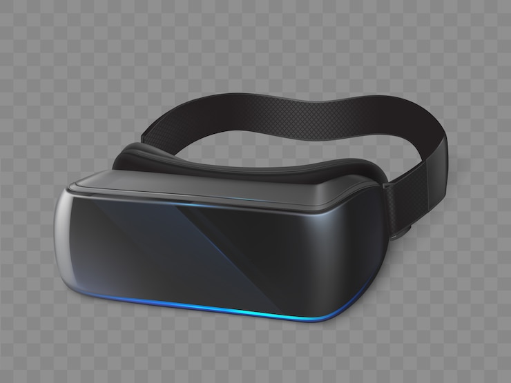 Vetor grátis óculos vr, realidade virtual óculos dispositivo móvel
