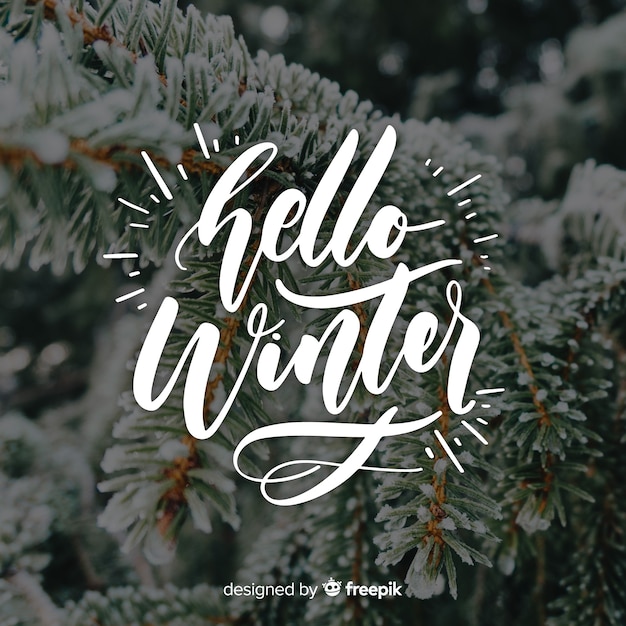 Olá letras de inverno