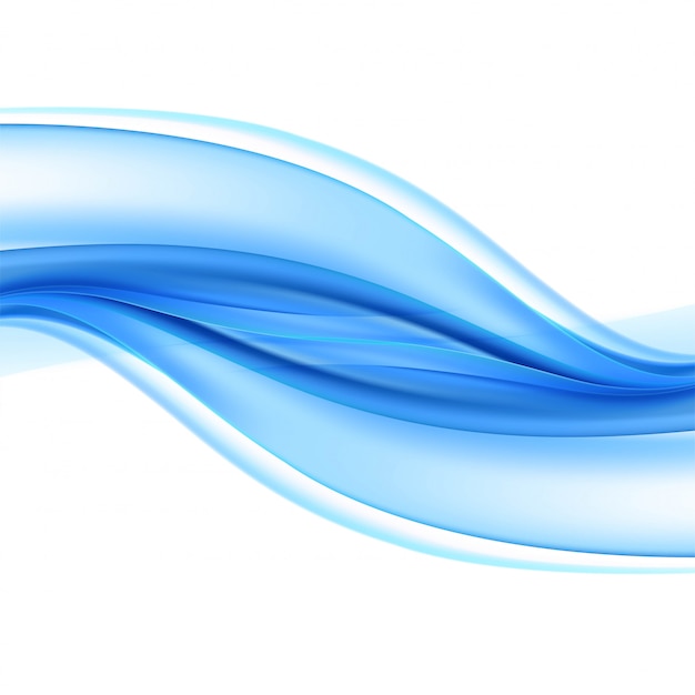 Vetor grátis onda azul criativa elegante