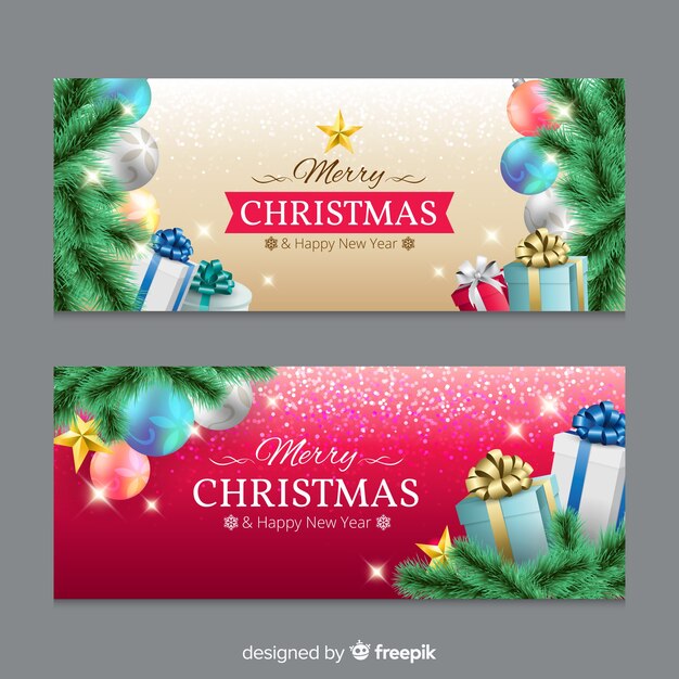 Pacote de Banner de Natal