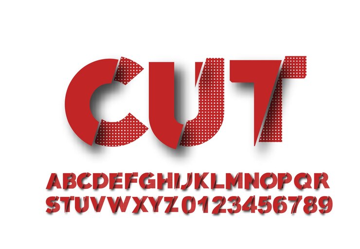 Vetor grátis pacote de fontes de design de texto de convite de pôster de logotipo de alfabeto