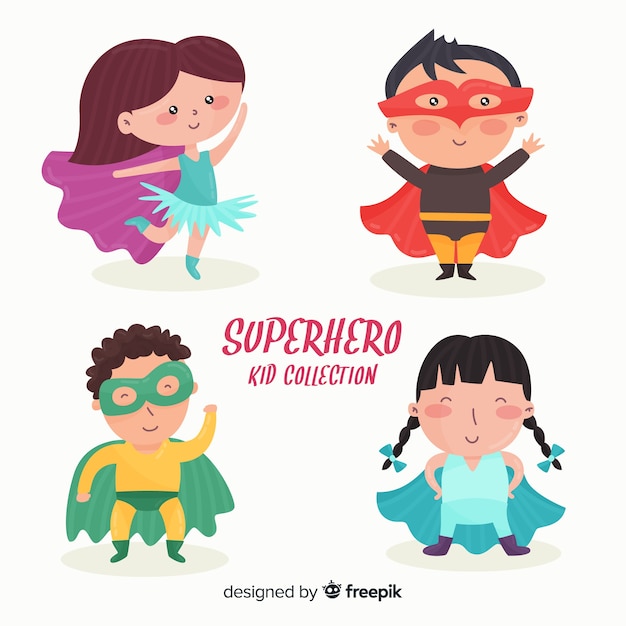 Pacote de garoto super-herói